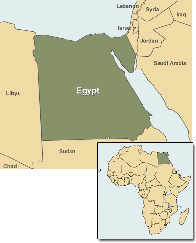 Map of Egypt