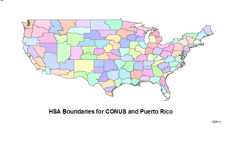 Image of HSA boundaries