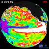 TOPEX/El Niño Watch - October 3, 1997