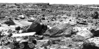 Sojourner Rover Leaving the Rock Garden - Right Eye