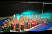 Scale Model World Trade Center Disaster Site