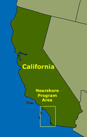 Location of map of study area in California