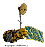 An image of the Landsat satellite