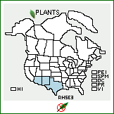 Distribution of Rhamnus serrata Humb. & Bonpl. ex Schult.. . 