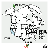 Distribution of Cirsium quercetorum (A. Gray) Jeps.. . Image Available. 