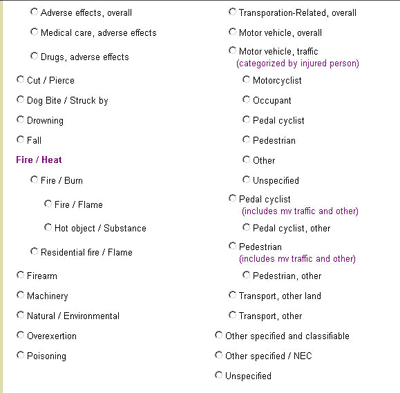 screen capture of advanced ypll report options