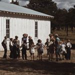 School at Pietown, New Mexico.