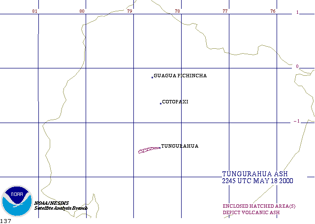 Graphic Map Depicting Ash