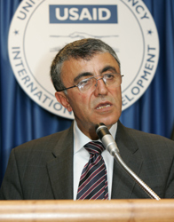 Photo of Afghan minister of agriculture.