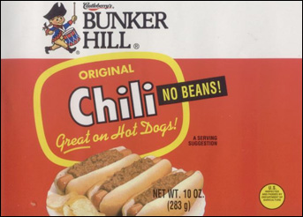 Label, recalled chili 