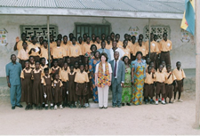 Image of a group of people in ghana