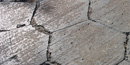 The tops of the Postpile's columns