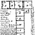 floor plan of the main mission house