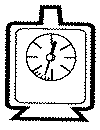 Drawing of refrigerator-freezer thermometer