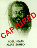 photo - Captured Fugitive, Noel Heath