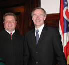 photo - Administrator Hutchinson and Judge Durkin