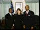 Darrell Green, Washington Redskins' All-Pro and president of the Darrell Green Youth Life Foundation, Elayne Bennett, founder and president of the Best Friends Foundation, and U.S. Secretary of Education Rod Paige.