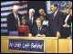 President Bush, students fron Hamilton High School, Representative Miller, Senator Kennedy, Secretary Paige, and Representative Beehner (WH photo by Paul Morse).