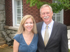 Congressman Snyder is pictured with his wife, Reverend Betsy Singleton.
