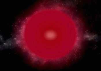 Still image from the Classic Supernova model animation.