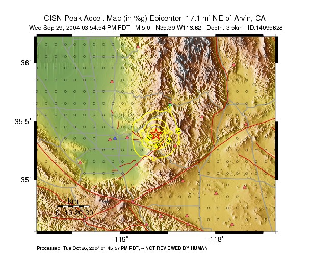 Peak Ground Acceleration Image