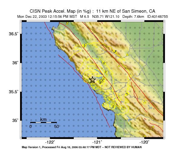 Peak Ground Acceleration Image