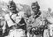 Yugoslav partisan leaders Josip Broz Tito (left) ...