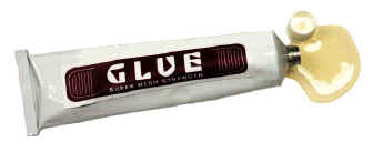 Picture of a tube of glue.