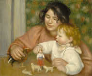 image of Child with Toys - Gabrielle and the Artist's Son, Jean