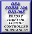 DEA Form 106 - Report Theft or Loss of Controlled Substances