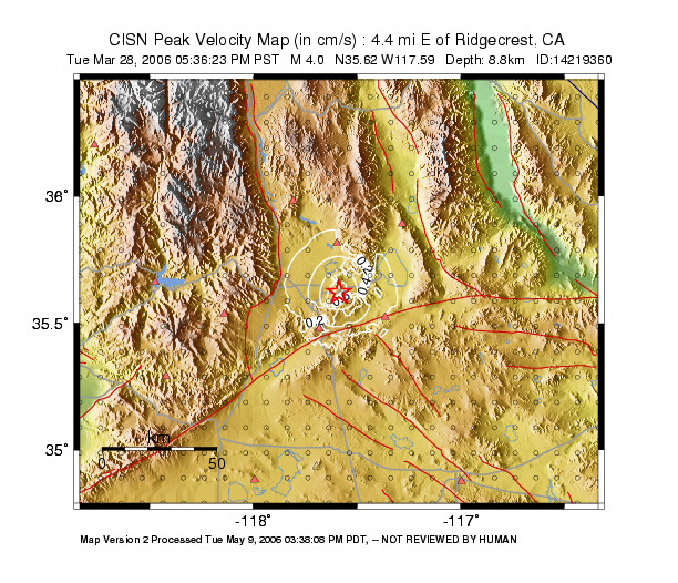 Peak Ground Velocity Image