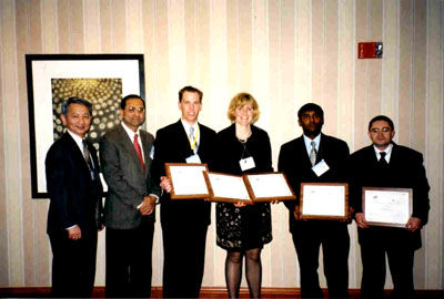 The 2003 Contest Winners at the Award Ceremony.