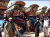 Refugees outside Kabul