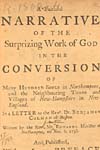 A Faithful Narrative of the Surprising  Work of God in the Conversion of Many Hundred Souls