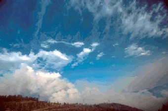 Photograph: High Cirrus clouds.