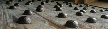 Iron bolts in Fort Pulaski's doors