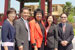 Rep. Diane Watson with Korean American business leaders at the Koreatown Pavilion Garden.