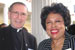 Cardinal Roger Mahoney and Congresswoman Watson