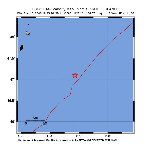 Peak Ground Velocity Image