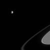 Mimas Stares Back