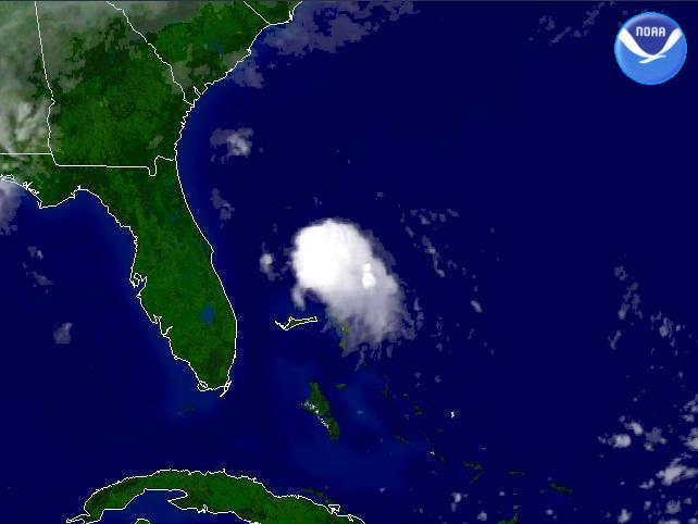 Tropical Depression Kyle regional imagery, 2002.10.10 at 1215Z. Centerpoint Latitude: 28:05:11N Longitude: 77:24:49W. 
