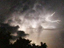 Lightning in the sky at Kennedy Space Center