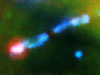 jet of gas firing out of a very young star