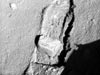 Rock moved by Mars lander