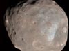 Mars' moon Phobos in color