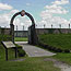 Entrance to the fort exhibit at Fort Caroline.