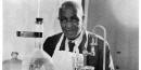 George Washington Carver in his Lab
