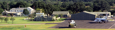 Rear of Texas White House and Hangar (August 9, 1968) LBJ Library photo by Mike geissinger