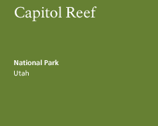 Capitol Reef National Park