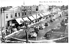 Park River, Main Street, 191-?